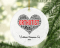 Orthotist Christmas Ornament Personalized - Orthotics Medical Health Worker Gift