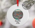 Warsaw, Poland, Ornament, Engagement, Married, Travel, Gift for Engaged Couple, Engagement Gift, Trip, Vacation Souvenir