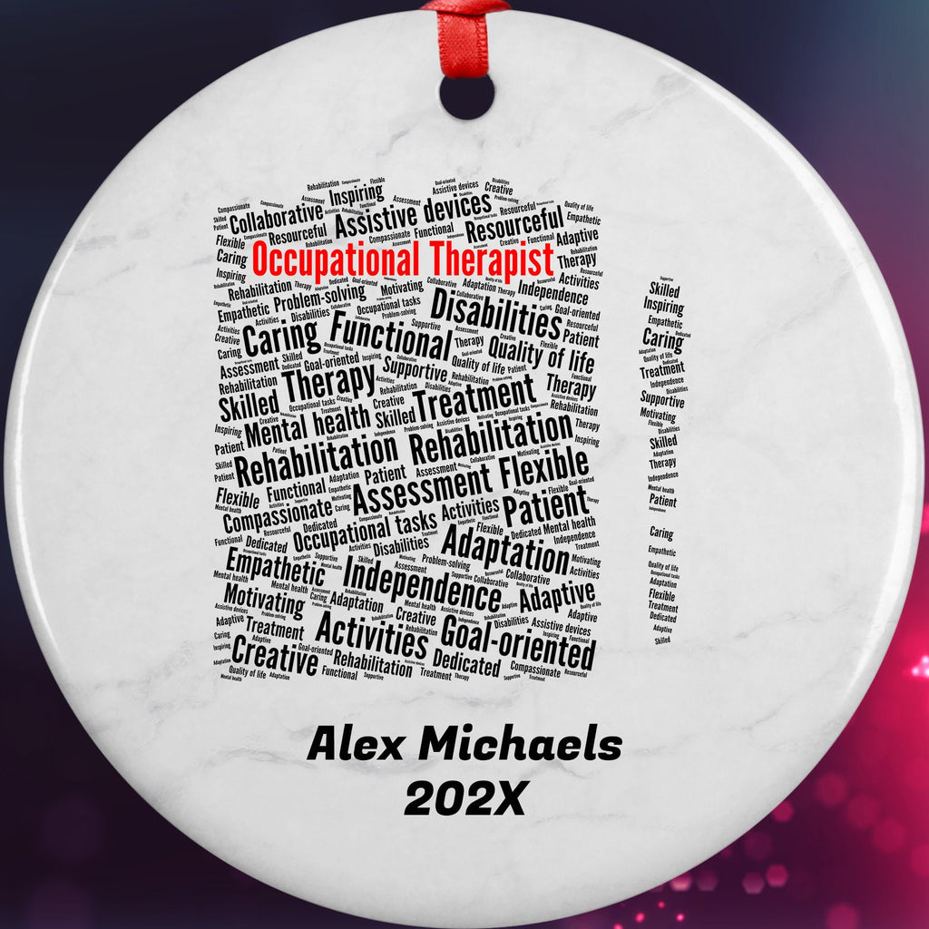 Occupational Therapist Personalized Christmas Ornament
