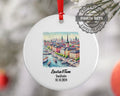 Stockholm, Sweden, Ornament, Engagement, Married, Travel, Gift for Engaged Couple, Engagement Gift, Trip, Vacation Souvenir