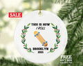 Skateboard Christmas Ornament Personalized - Skateboarder Skateboarding Custom Gift - Skate Board - This is How I Roll