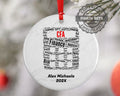 Chartered Financial Analyst CFA Personalized Christmas Ornament