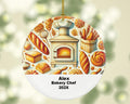 Personalized Bakery Chef Ornament – Custom Baking Gift – Pastry Chef Ornament with Name and Year