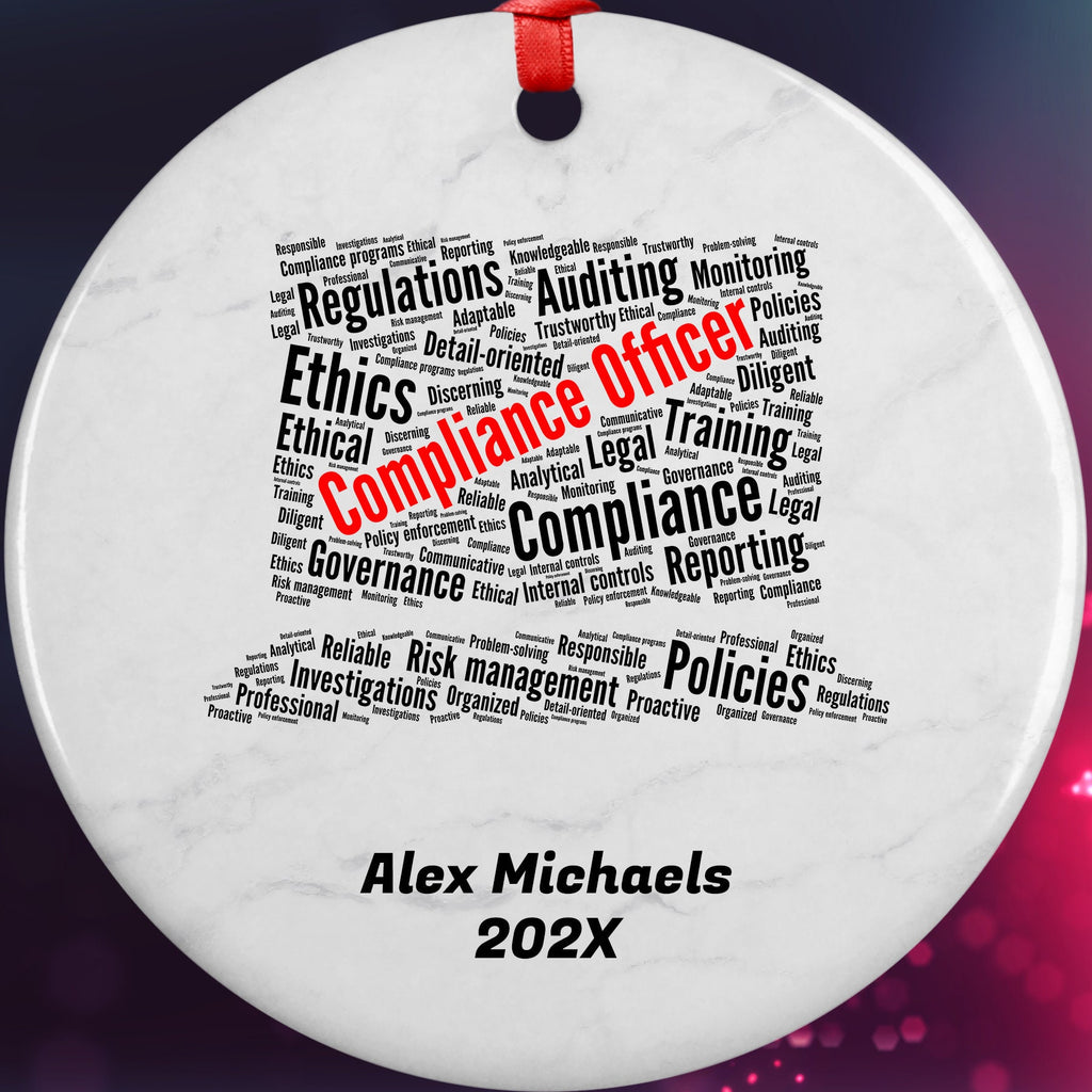 Compliance Officer Personalized Christmas Ornament