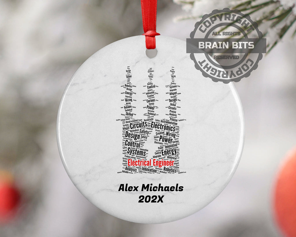 Electrical Engineer Personalized Christmas Ornament