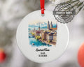 Zurich, Switzerland, Ornament, Engagement, Married, Travel, Gift for Engaged Couple, Engagement Gift, Trip, Vacation Souvenir