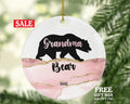 Grandma Bear Ornament, Grandma Bear Gift, Grandparent Pregnancy Announcement, Mother's Day Gift