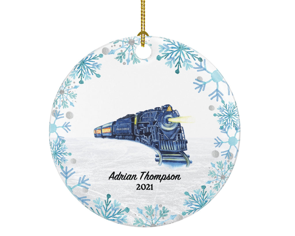 Train  Locomotive Engineer Christmas Ornament Personalized, Driver Worker, Assistant, Handler Operator Motorman Loco Pilot Custom Gift