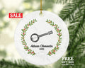 Banjo Instrument Christmas Ornament Personalized - Musical Instrument Player Music Lover Custom Holiday Gift for Musician