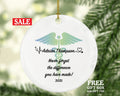 Personalized Medical Doctor Christmas Ornament Health Worker Gift from Patient for Nurse Physician Physical Therapist Practitioner MD RN PT