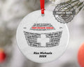 Health Information Technician Personalized Christmas Ornament