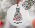 Fashion Designer Personalized Christmas Ornament