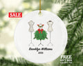 Fashion Designer Christmas Ornament Personalized, Fashion Design Gift, Textiles, Sewing, Apparel, Styling Custom Name and Year