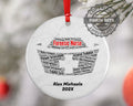 Forensic Nurse Personalized Christmas Ornament