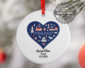 Finland, Ornament, Engagement, Married, Travel, Gift for Engaged Couple, Engagement Gift, Trip, Vacation Souvenir