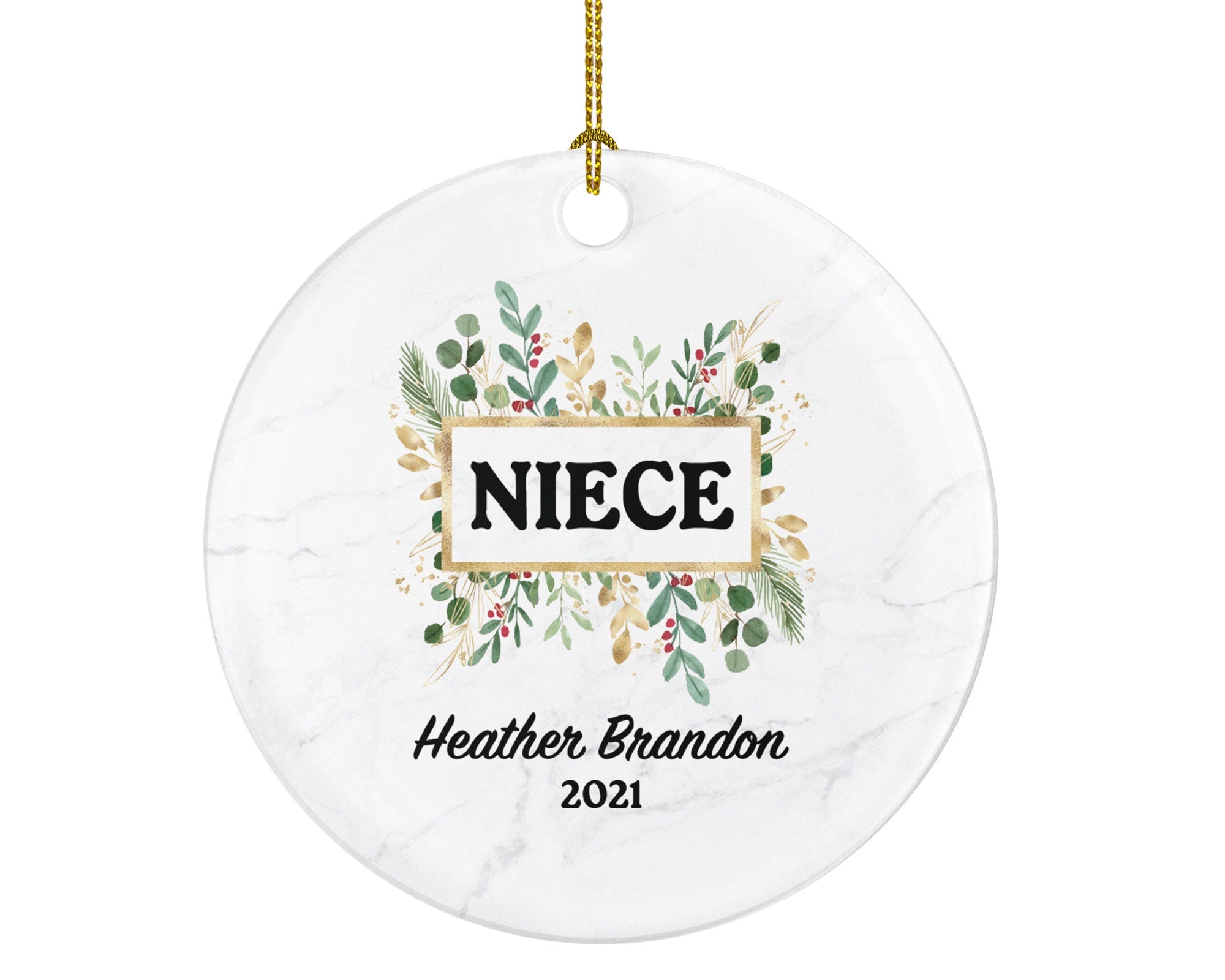 Niece Christmas Ornament, Special Gift for Niece, New Niece Pregnancy Announcement